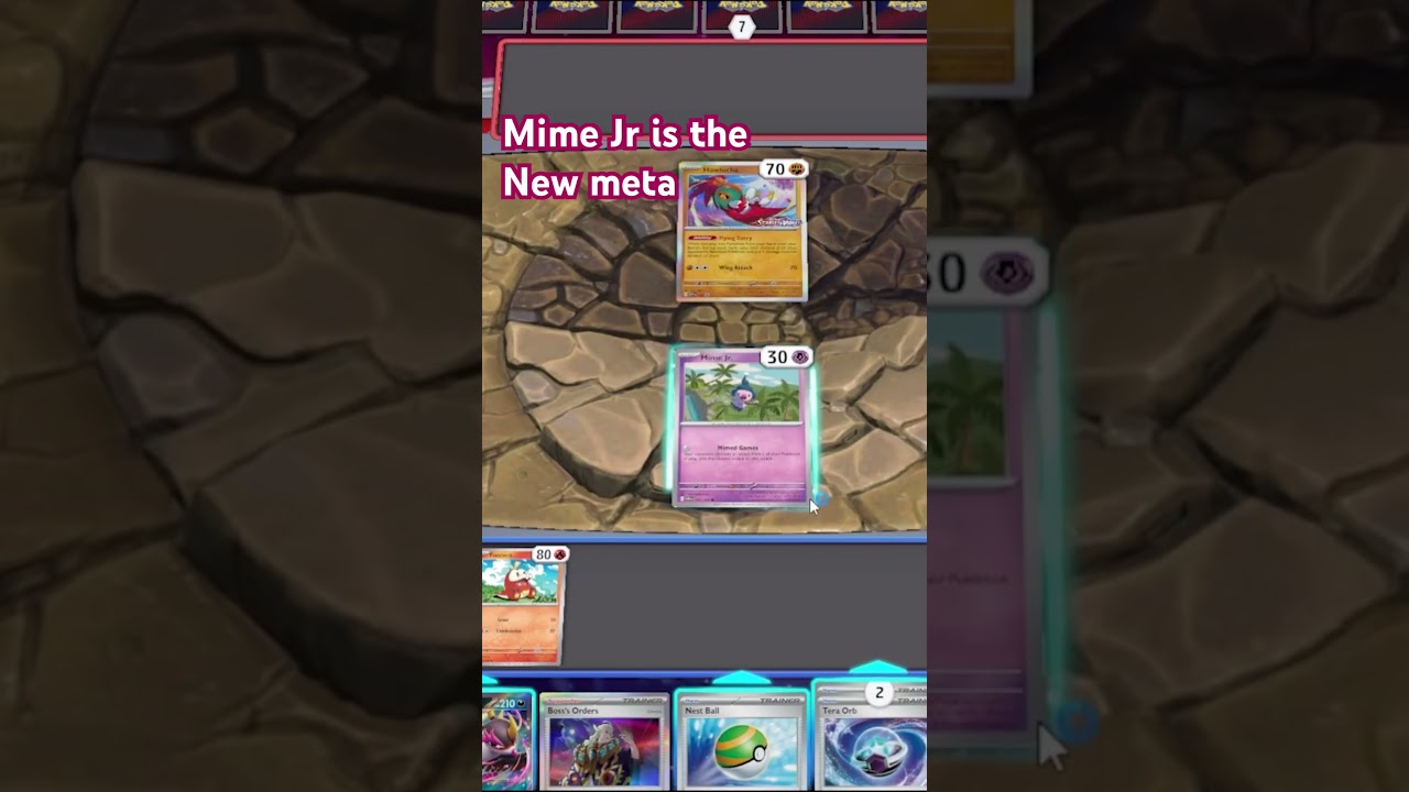 I might be the first player in PTCGL history to donk a pult deck with Mime Jr