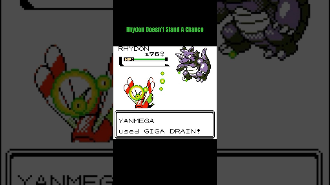 Giga Drain Yanma OHKO