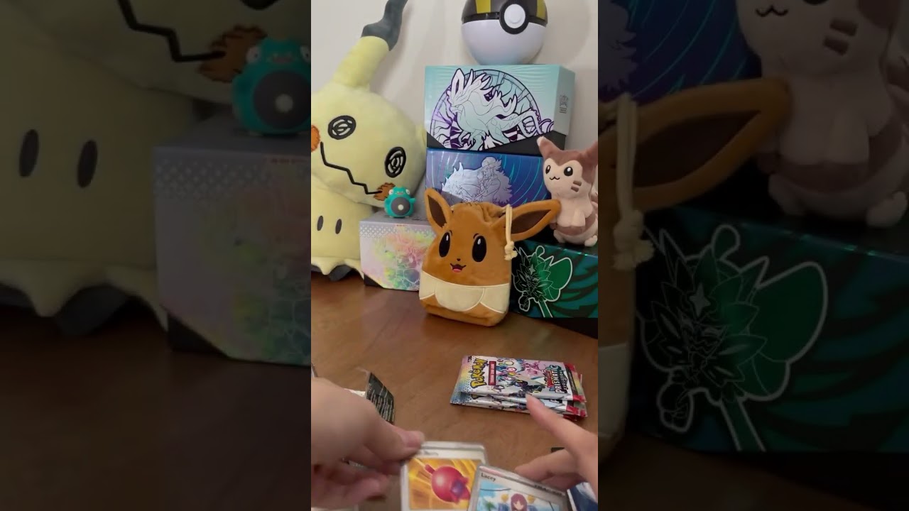 This Pouch is So Cute! Eevee Pouch Pack Opening! #pokemoncards #pokemontcg #packopening