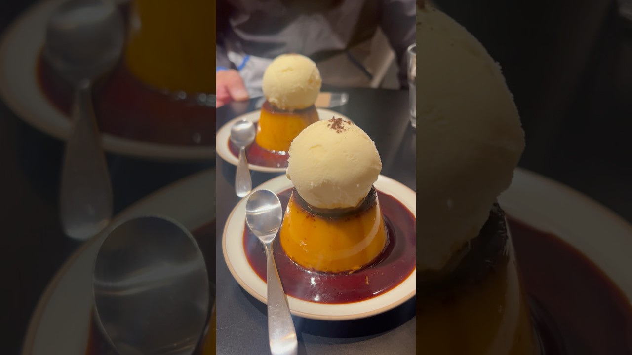 プリン好きならここ、濃厚カラメルにしっとり感が半端なく美味い。