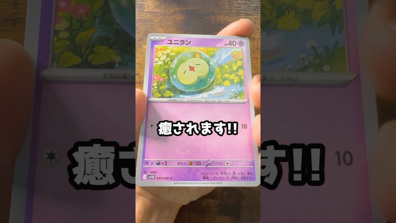 【ポケカ】89パック目ブラックボルト　#ポケモンカード #ユニラン