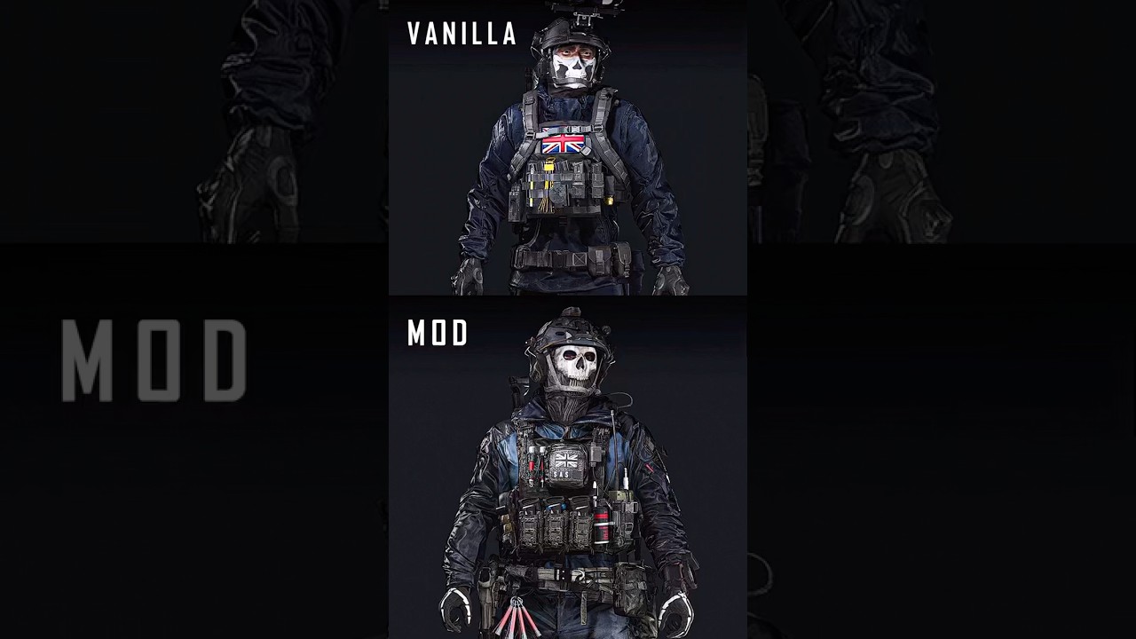 Ghost in Ghost recon breakpoint Vanilla vs Mod