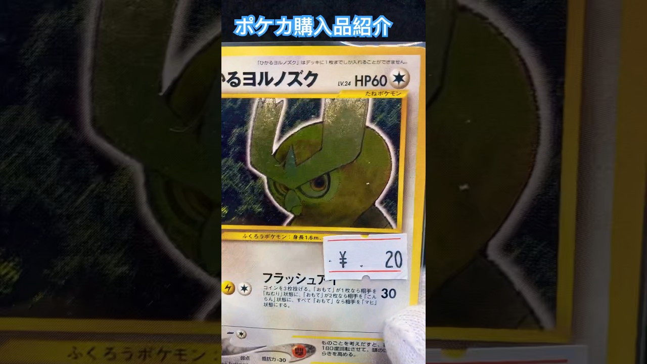 ポケカ購入品紹介　この笑顔100円　ヤヤコマ　オトシドリ　ひかるヨルノズク #ポケカ #ポケモンカード #ポケモン #pokemon #ミスタードーナツ