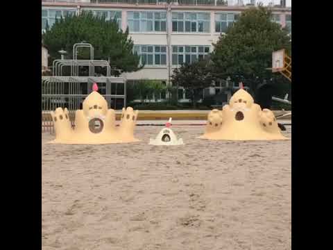 모래꿍+모래성이당 ( Sandygast+Palossand ) スナバァ+シロデスナ ( 沙丘娃+噬沙堡爺 )