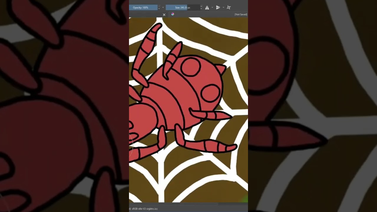 #0168: Ariados #pokemon #digitalart #speedpaint