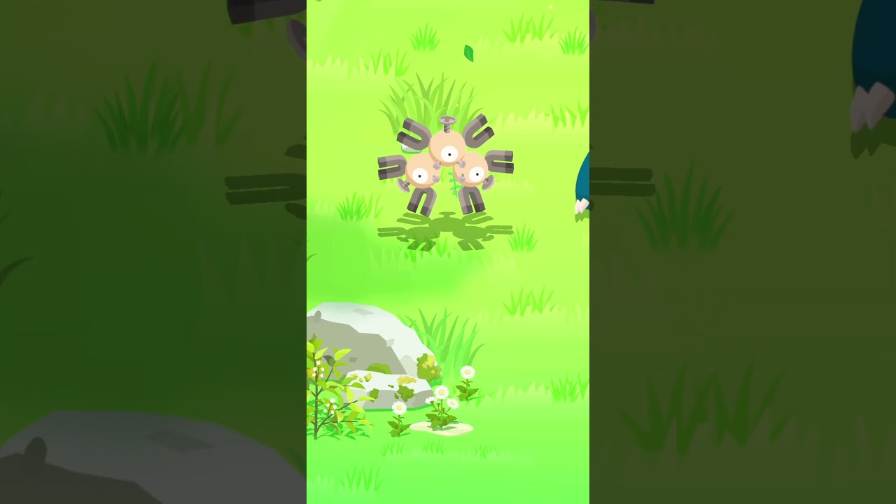 【ポケスリ】ゴールド旧発電所で色違いのレアコイルを捕獲しました