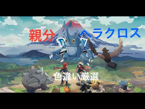 【 ポケモンレジェアル】親分ヘラクロス色粘り