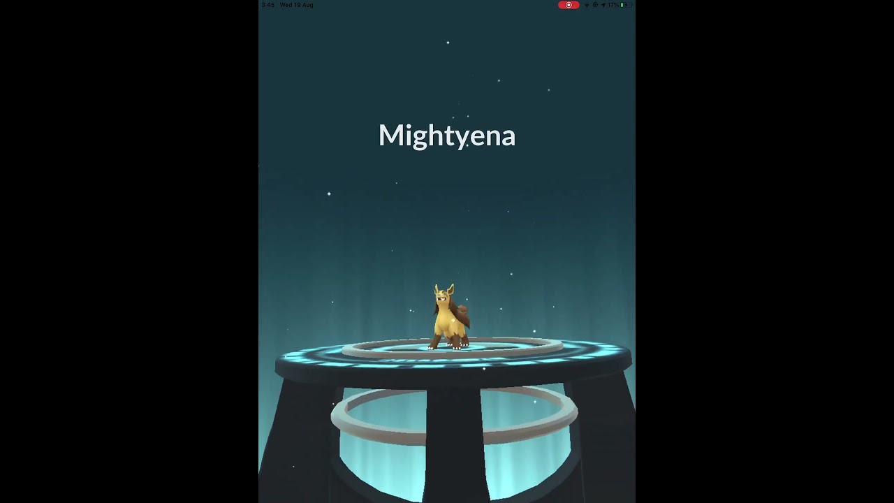 shiny Poochyena evolution in pokemon go #shiny #shorts #pokemon