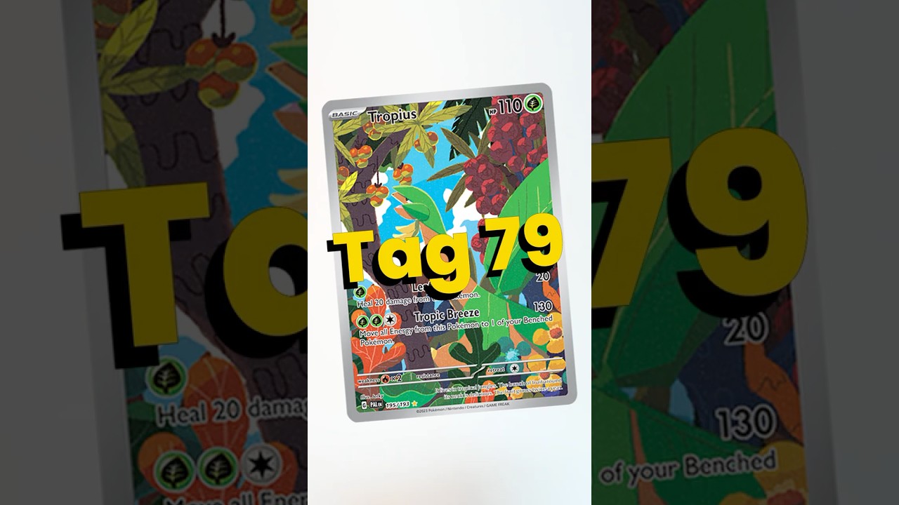 Tropiushunt Tag 79  #pokemon #Tropius #pokmontcg