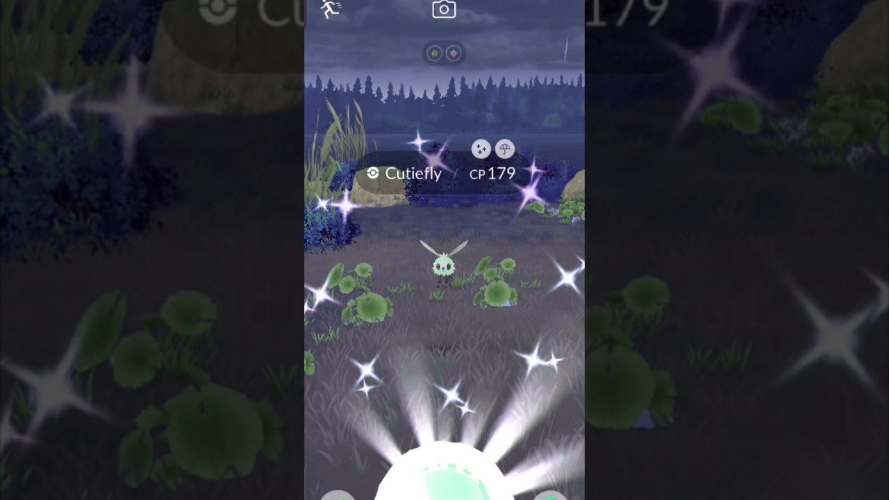 Shiny ✨Cutiefly Pokemon Go 🤩#shorts #viral #pokemon
