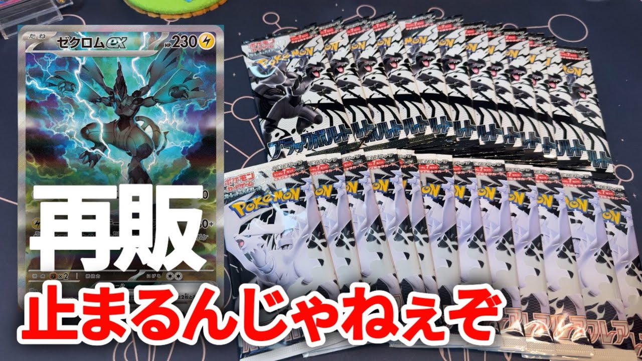 【ポケカ】ゼクロムSAR引くまで終われません。#ポケカ #ポケモンカード