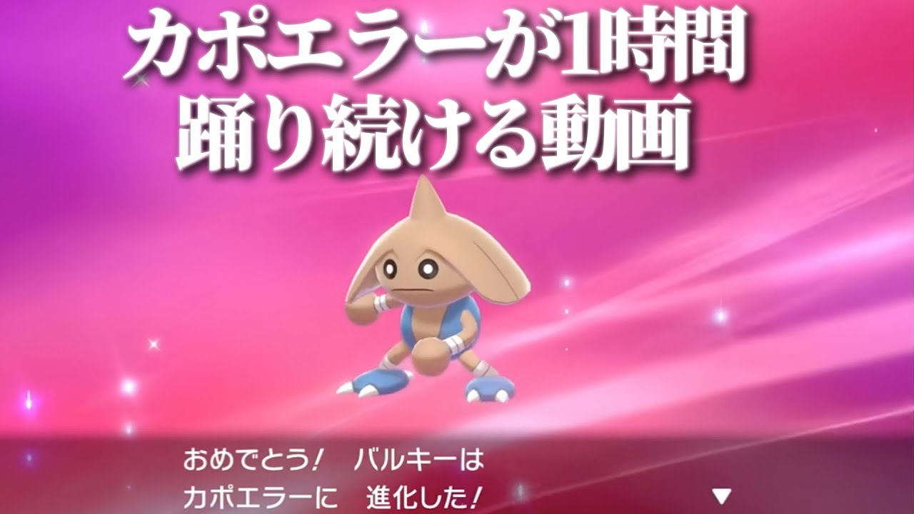 カポエラーが新宝島を1時間踊るだけの動画