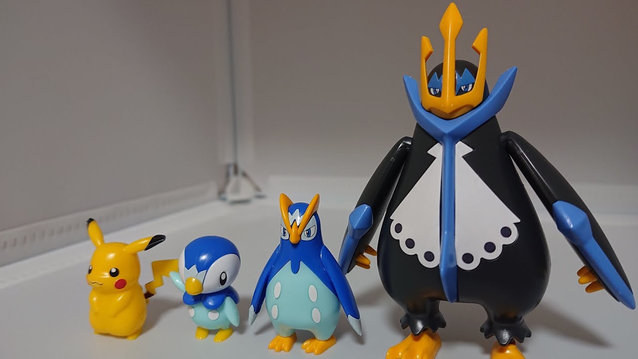 【ペンギン】ポケプラNo.06　エンペルト進化セットを作ってみた【ポケモン】