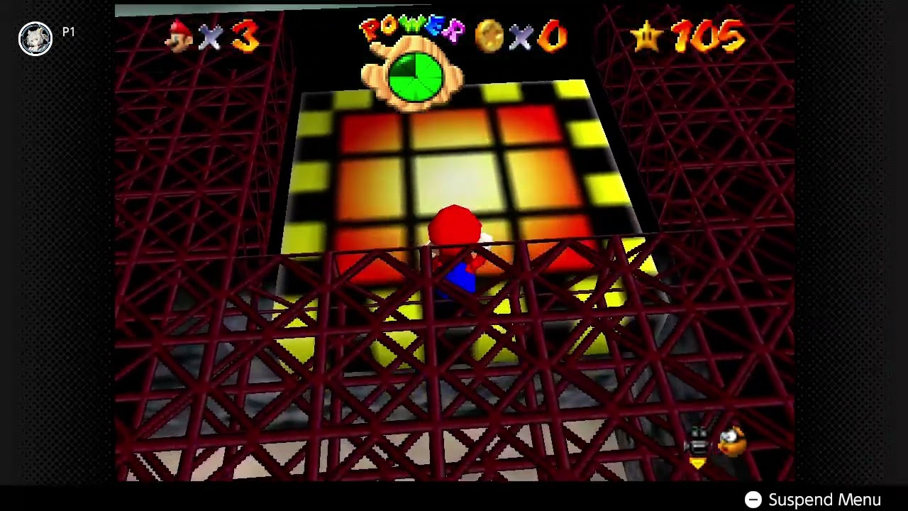 【スーパーマリオ64】　ムシャーナ練習　(失敗)