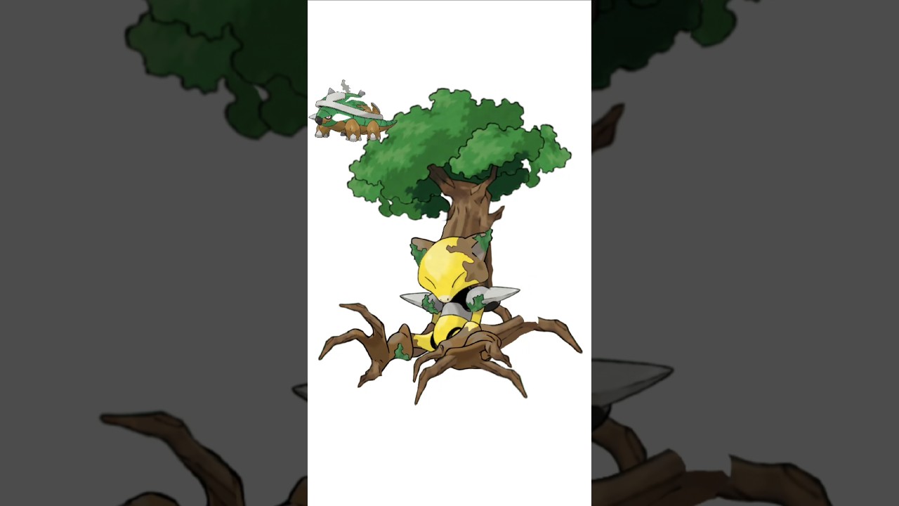 ケーシィ＋ドダイトス(の木)合成。悠久の眠り　#ポケモンフュージョン #改造ポケモン  #伝説のポケモン #最強ポケモン #リージョンフォーム