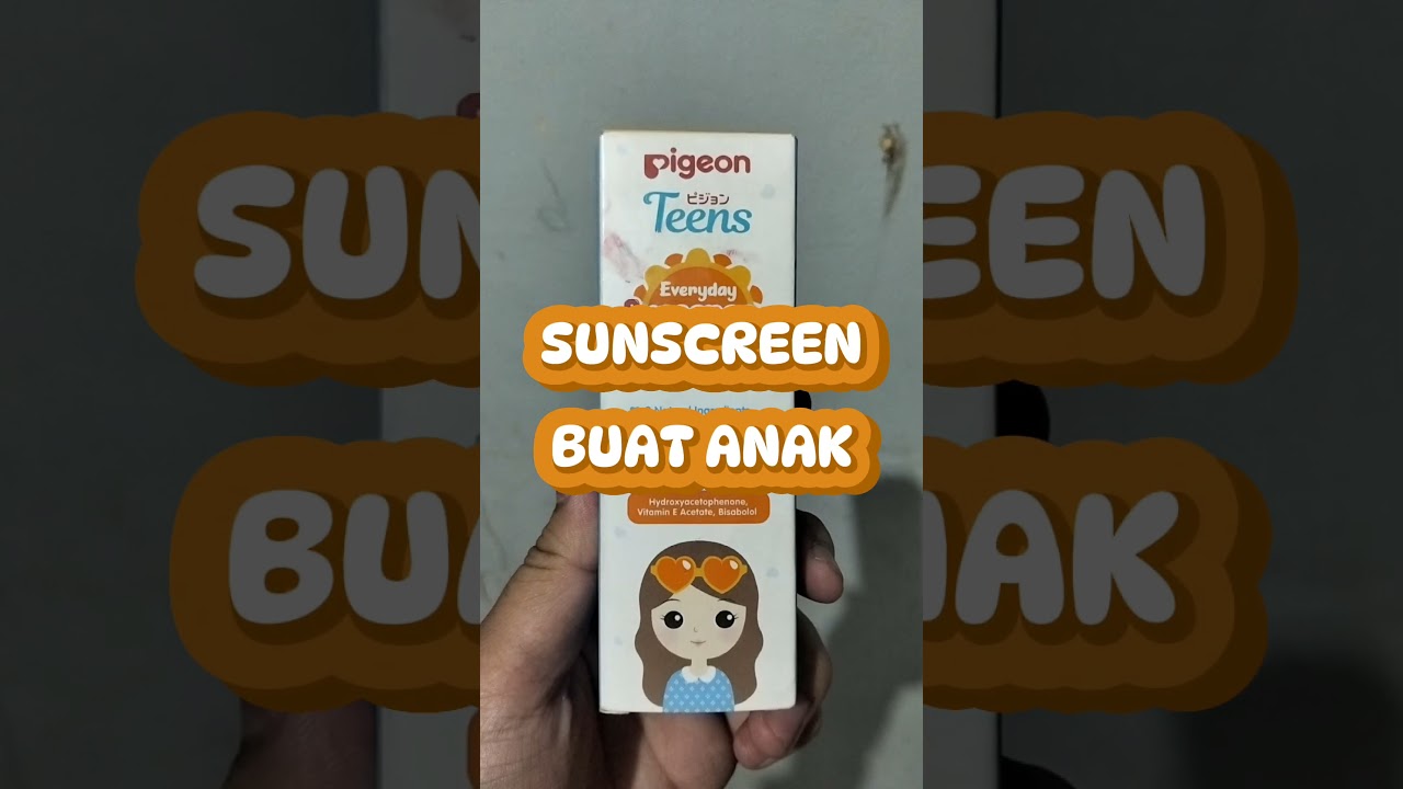 PIGEON TEENS SUNSCREEN #racunshopee #shopeevidio #fyp #fypyoutube #sunscreen