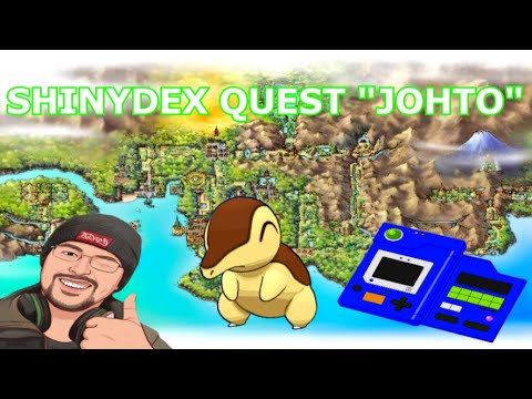 "SHINYDEX QUEST" DE LA SEGUNDA GENERACION DE POKEMON. EN VIVO. BUSCANDO A SHINY CYNDAQUIL (DIA 11).
