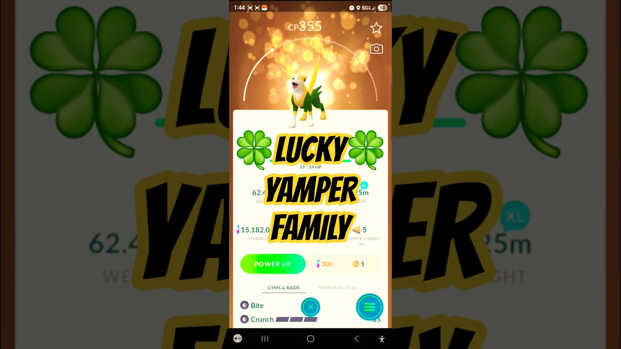 🍀LUCKY Yamper Family! (Boltund) World Record! 😂 Pokemon Go! #pokemon #pokemongo #pokémongo