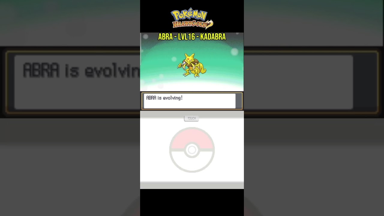 Abra evolved #pokemon #pokemonheartgold #pokemonsoulsilver #pokemoncommunity #pokemontcgp
