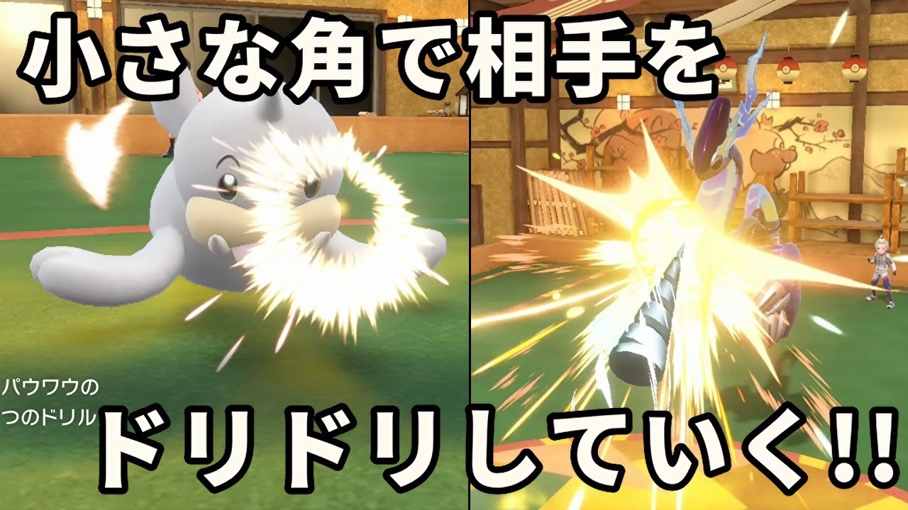幽霊と頑丈なポケモン以外は一撃で倒せるアシカ「パウワウ」を活躍させたい！【ポケモンSV】