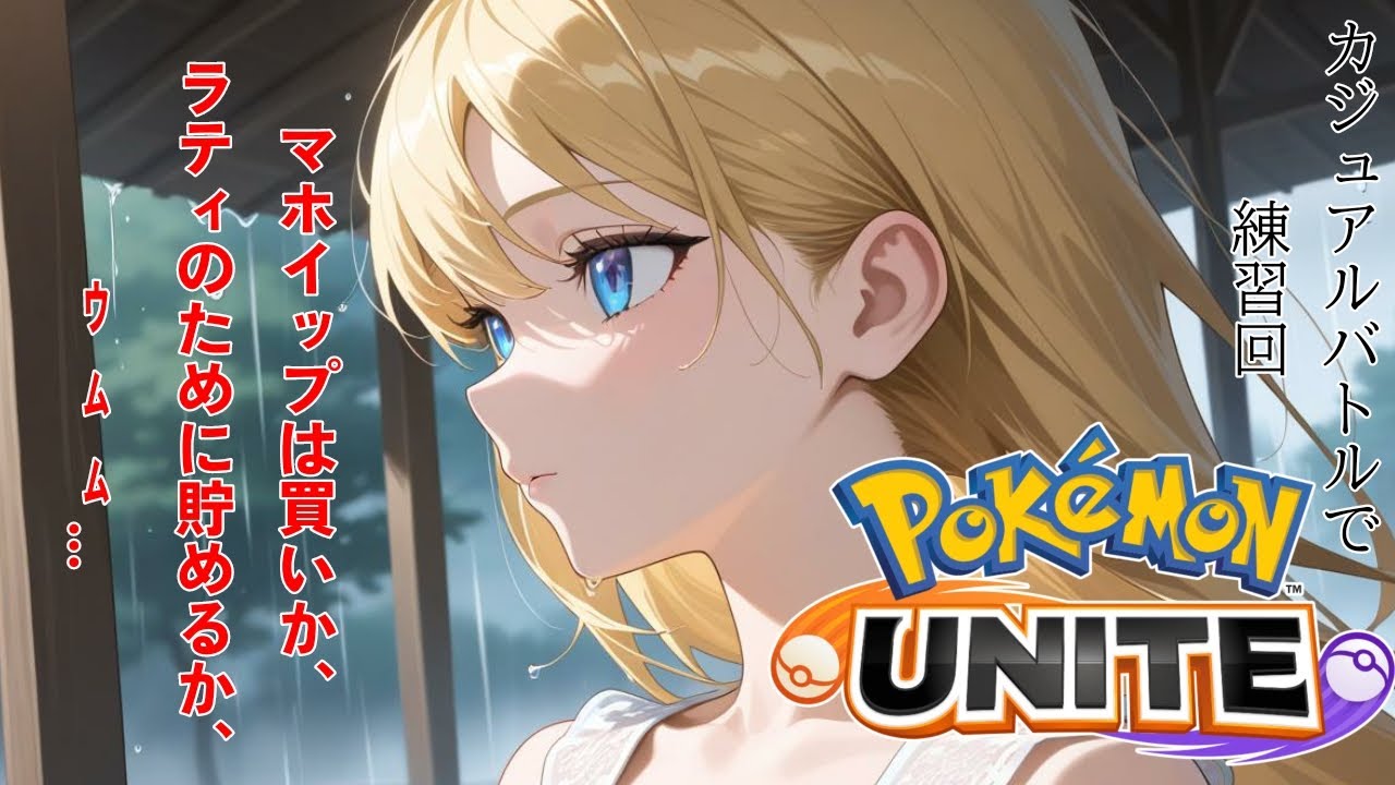 【#ポケモンユナイト】マホイップを買うかラティまで貯めるか考え中・・・【リオ・ハート/Vtuber/ゲーム実況/配信/リオTime】