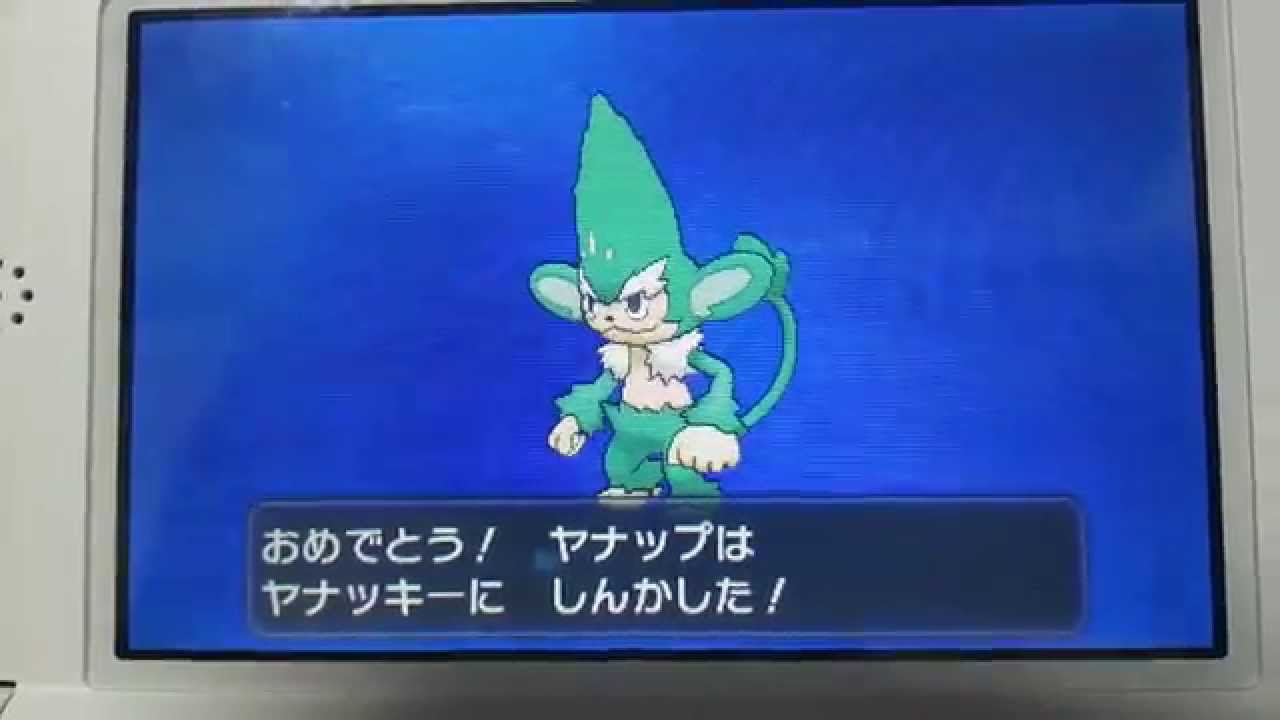 ヤナップからヤナッキー進化