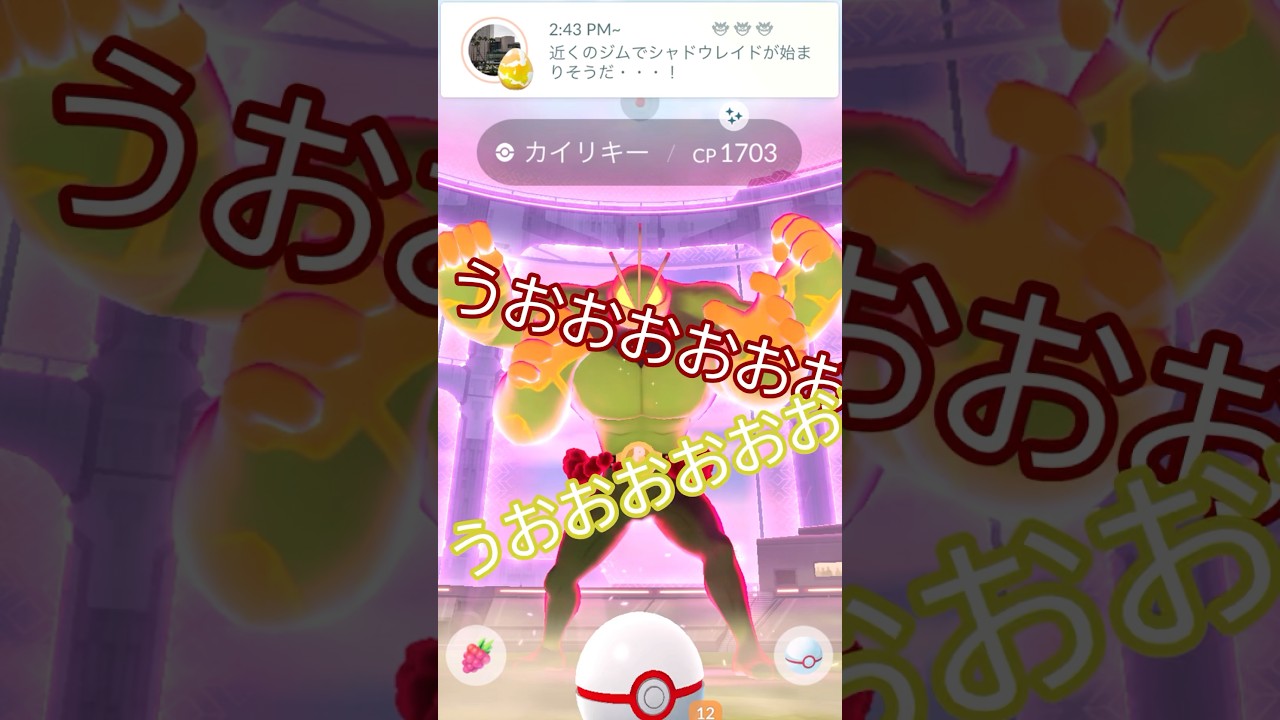 ✨色違いキョダイマックスカイリキー💪が… #ポケモンgo #pokemongo #pokemongoshorts