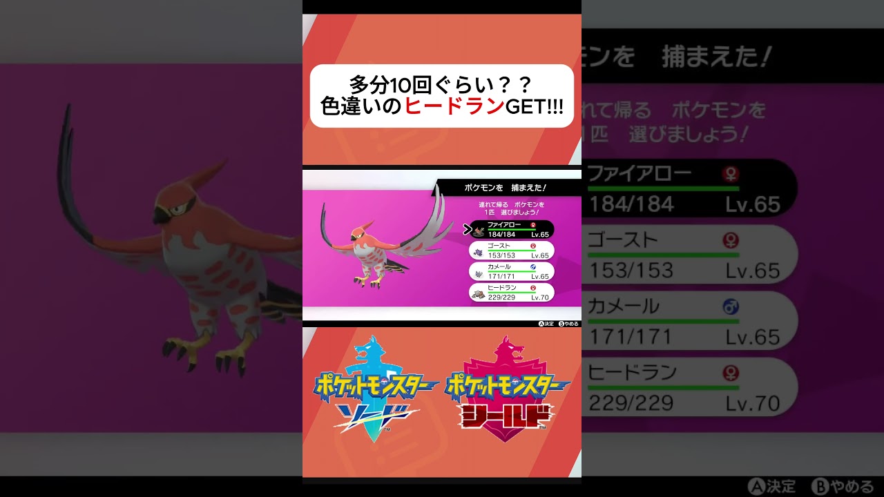 【ポケモン剣盾】ゴキブロス！！ダイマックスアドベンチャーヒードランGET！！#ポケモン #ポケモンsv #ポケモン剣盾 #ダイアド #pokemon #ポケモン色違い #色違い厳選#ゴキブロス