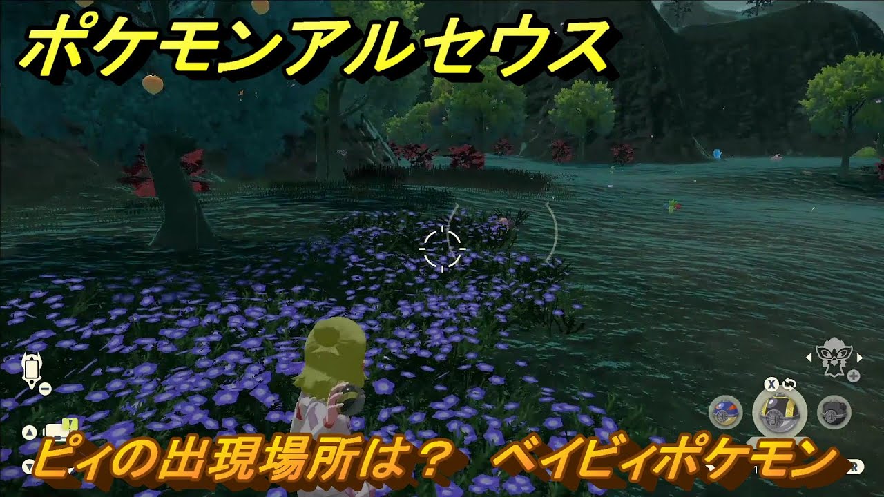ポケモンアルセウス　ピィの出現場所は？　ベイビィポケモン　図鑑コンプへの道　＃５０１　【Pokémon LEGENDS アルセウス】