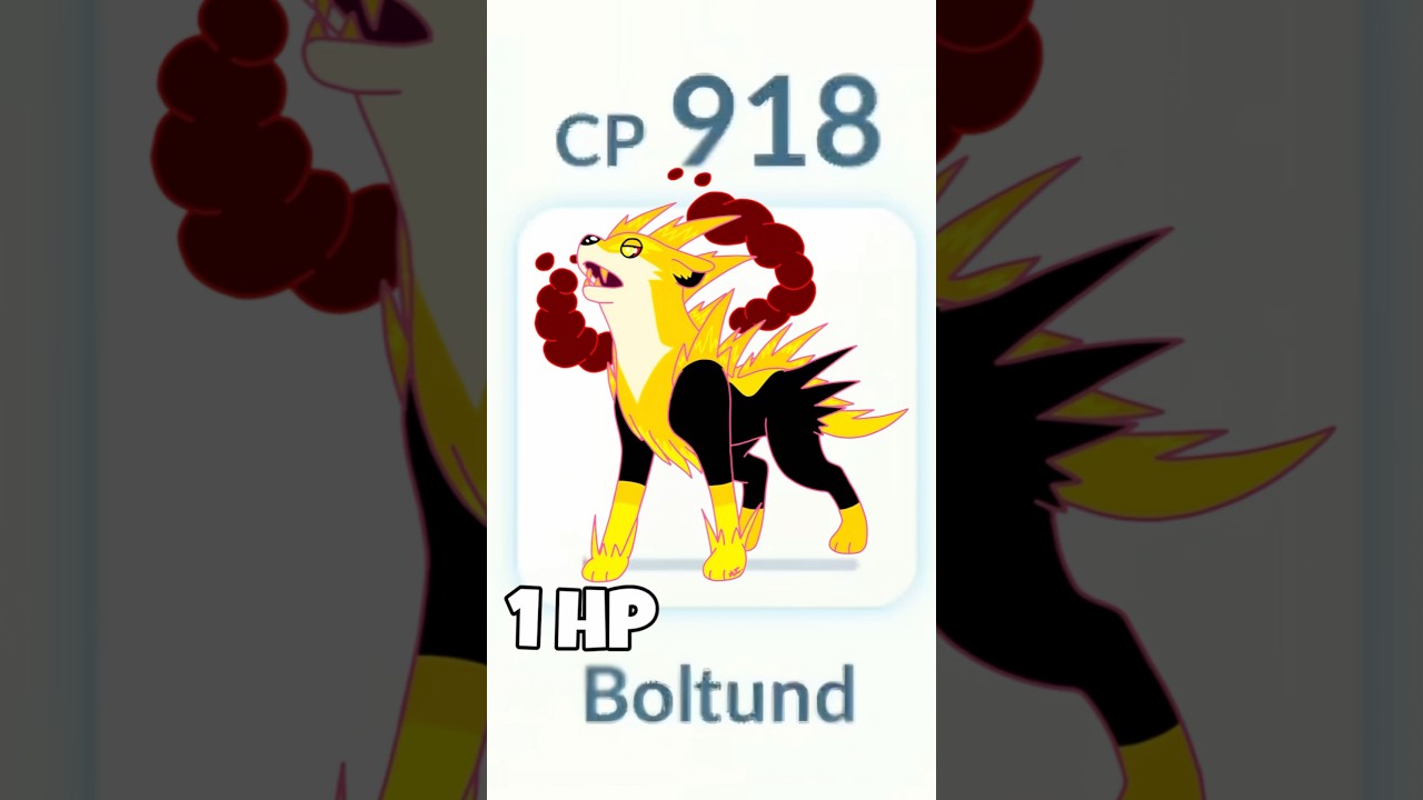 ポケモンGOでHP1の新ボルトンがグラントを圧倒