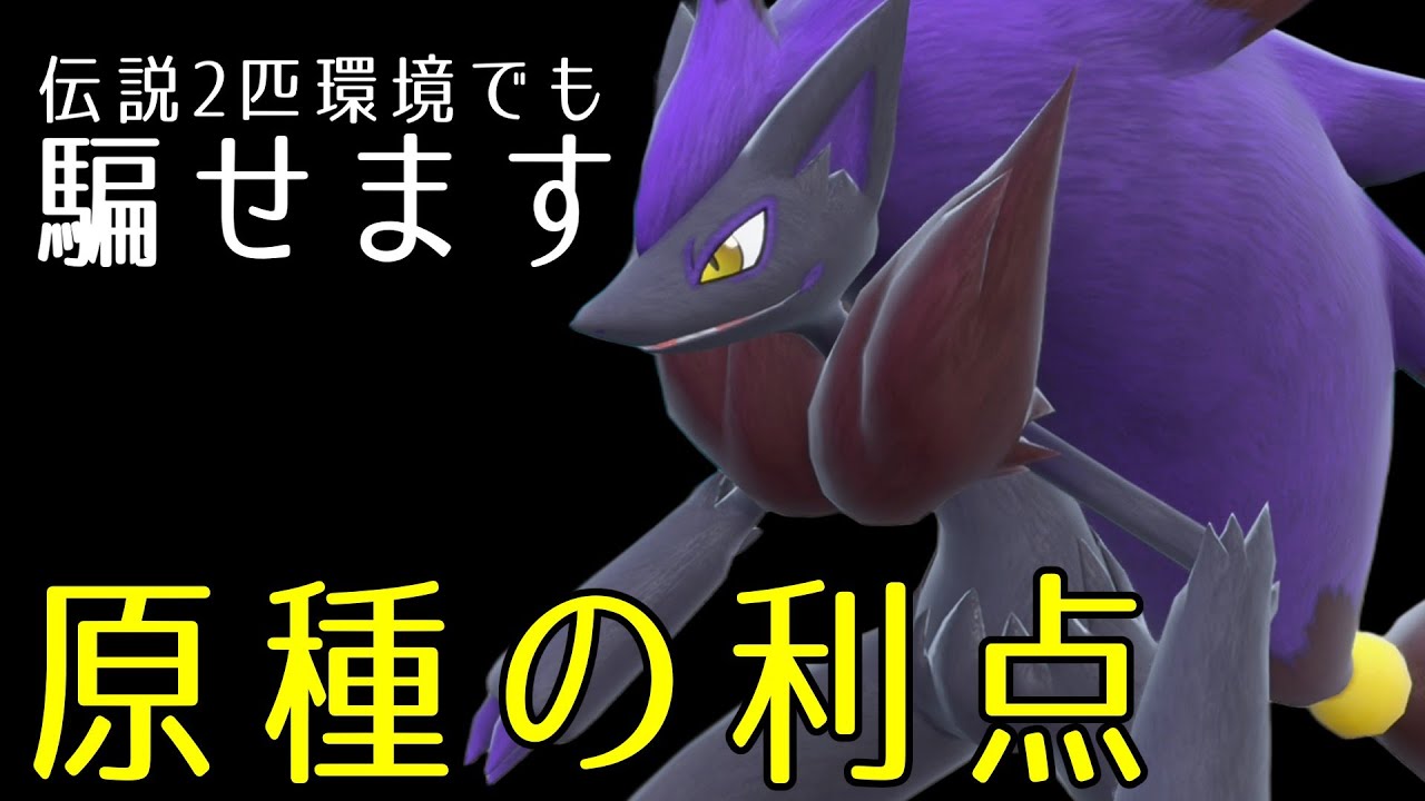 【ポケモンSV】原種ゾロアークさんならではの戦術が禁伝環境でも通用します！【スカーレットバイオレット】