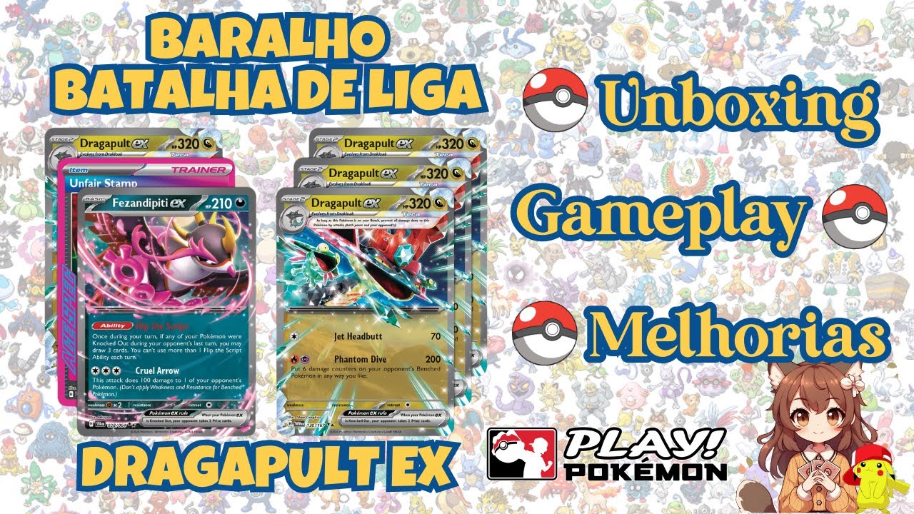 Review Baralho Batalha de Liga Dragapult EX - gameplay, dicas e upgrade!