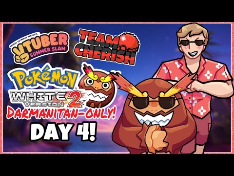 Pokémon White 2 Darmanitan-only Challenge Run - Vtuber Summer Slam Day 4 (LIVE)