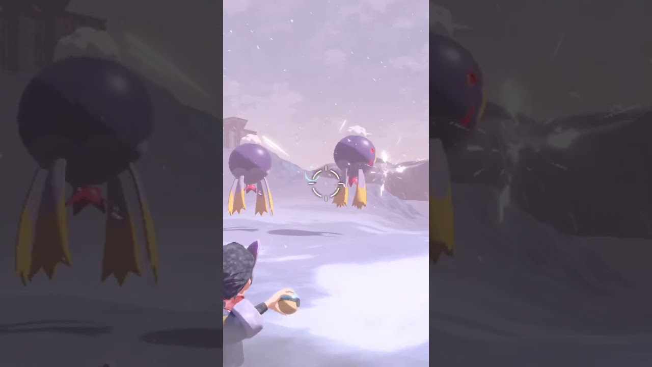 デカすぎてカメラに収まりきらない色違い親分フワライド【ポケモンレジェンズアルセウス】#shorts #ポケモン #色違い厳選 #色違い