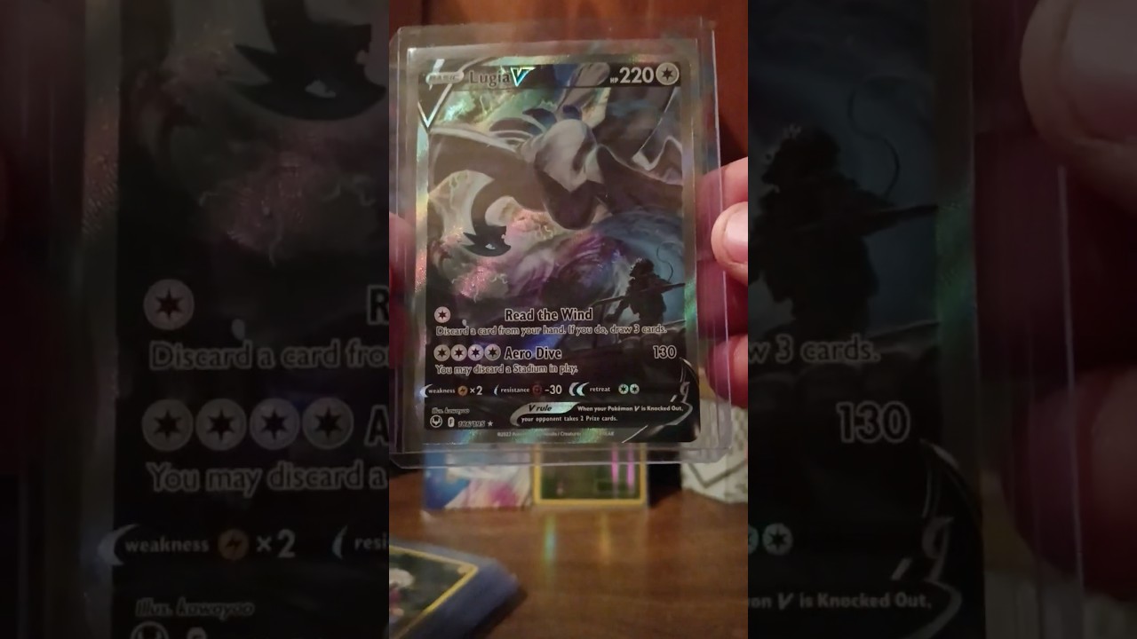 Should I grade this lugia v  #pokemon #pokemoncards #cards