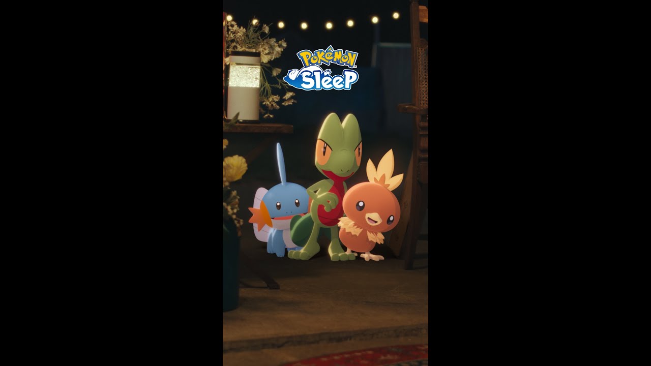 【公式】『Pokémon Sleep』もうすぐ2周年！キモリ・アチャモ・ミズゴロウが登場！
