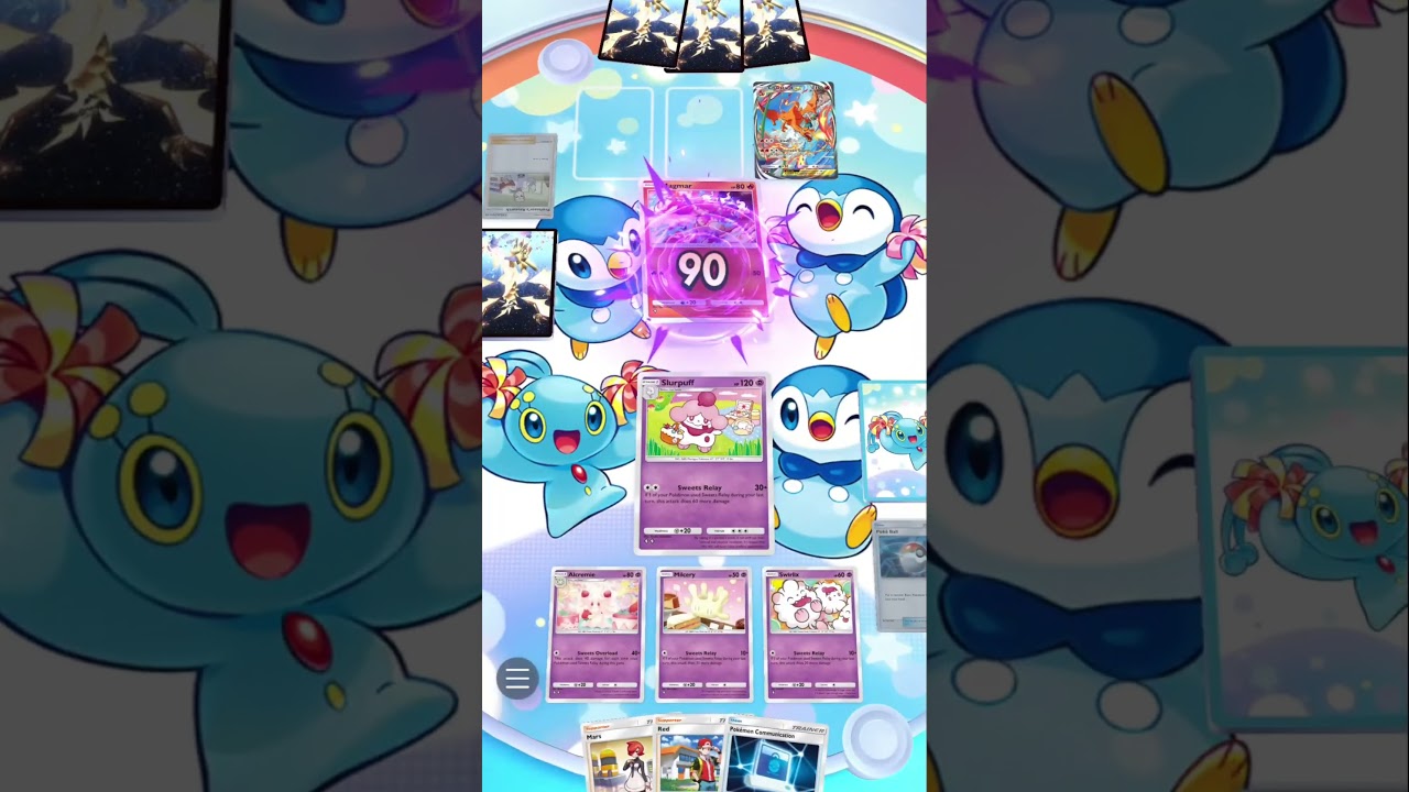 New Pokemon TCGP Meta Slurpuff & Alcremie VS Charizard ex & Magmar in Pokemon TCG Pocket|| #ポケモン