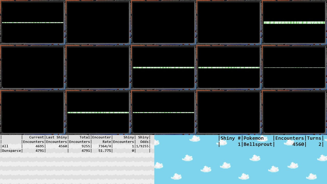 Shiny Hunting Dunsparce and Bellsprout - Pokémon Fire Red & Leaf Green