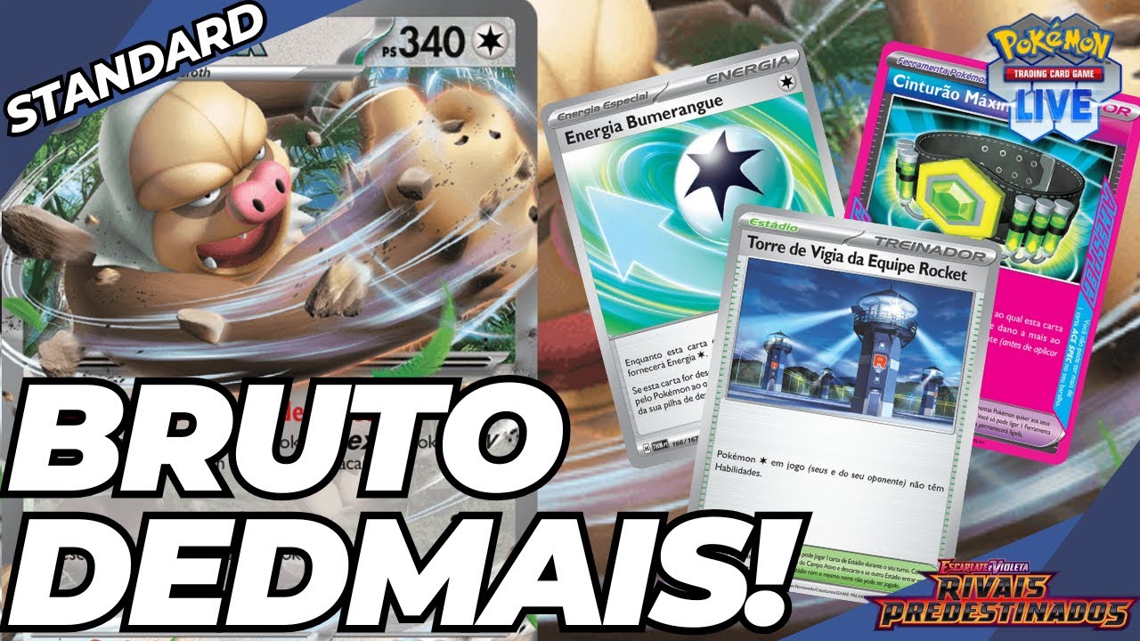 Slaking ex está INSANO com o novo estádio! | Gameplay Pokémon TCG Live