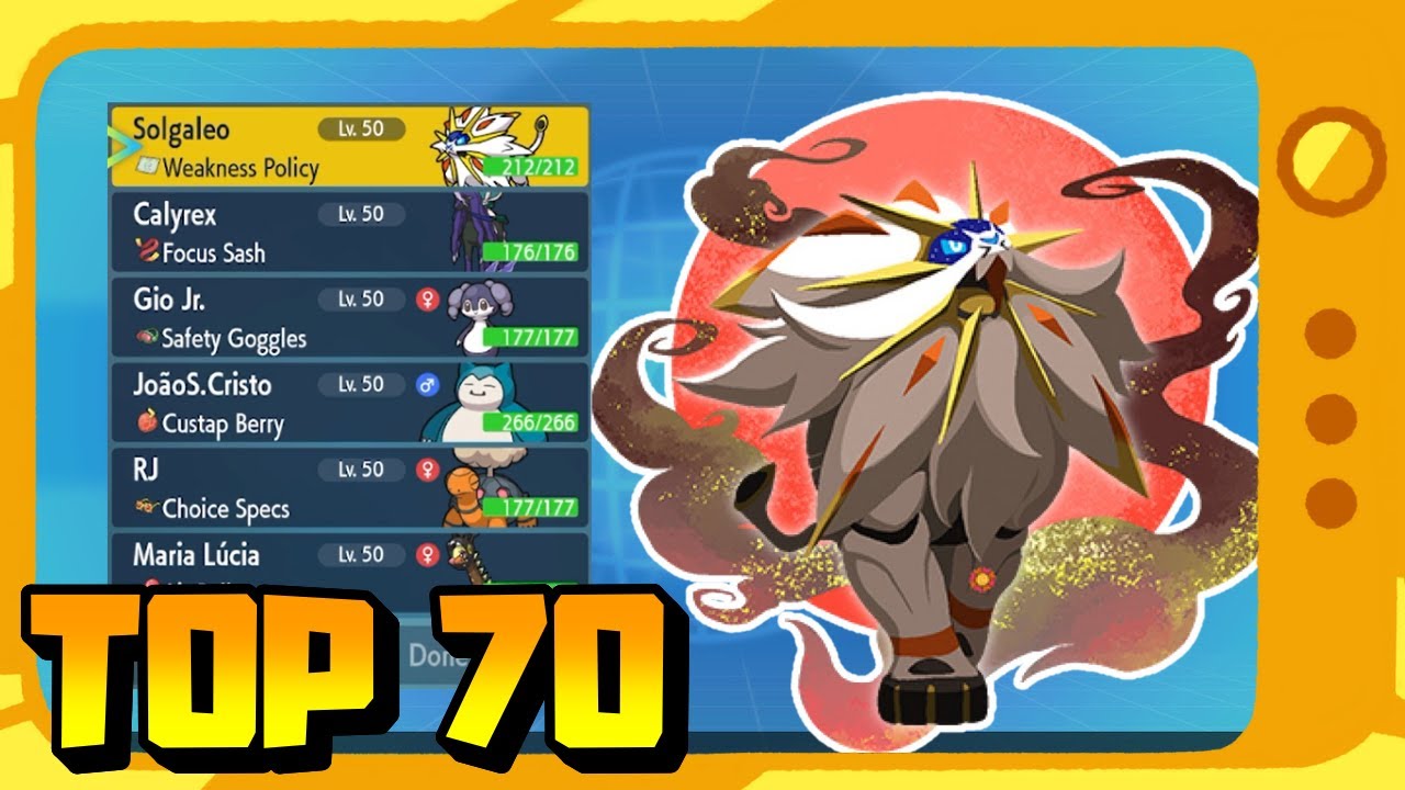 SOLGALEO no TOPO DA LADDER da Ranked??? - Pokémon VGC Competitivo