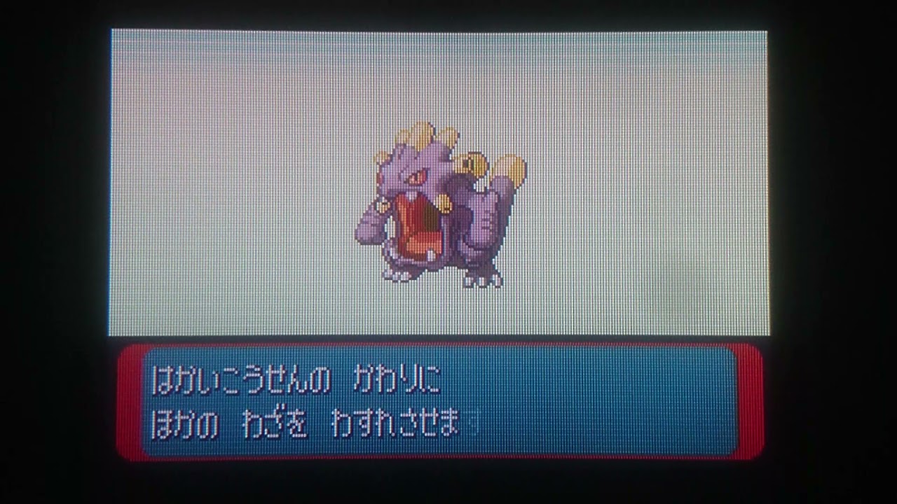 【ポケモンサファイア色違い縛り】色違いバクオングに進化
