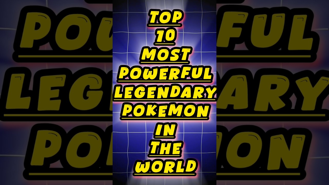 Top 10 Most Powerful Legendary Pokemon In The World🌏 | #pokemon @Rehangaming34-munna
