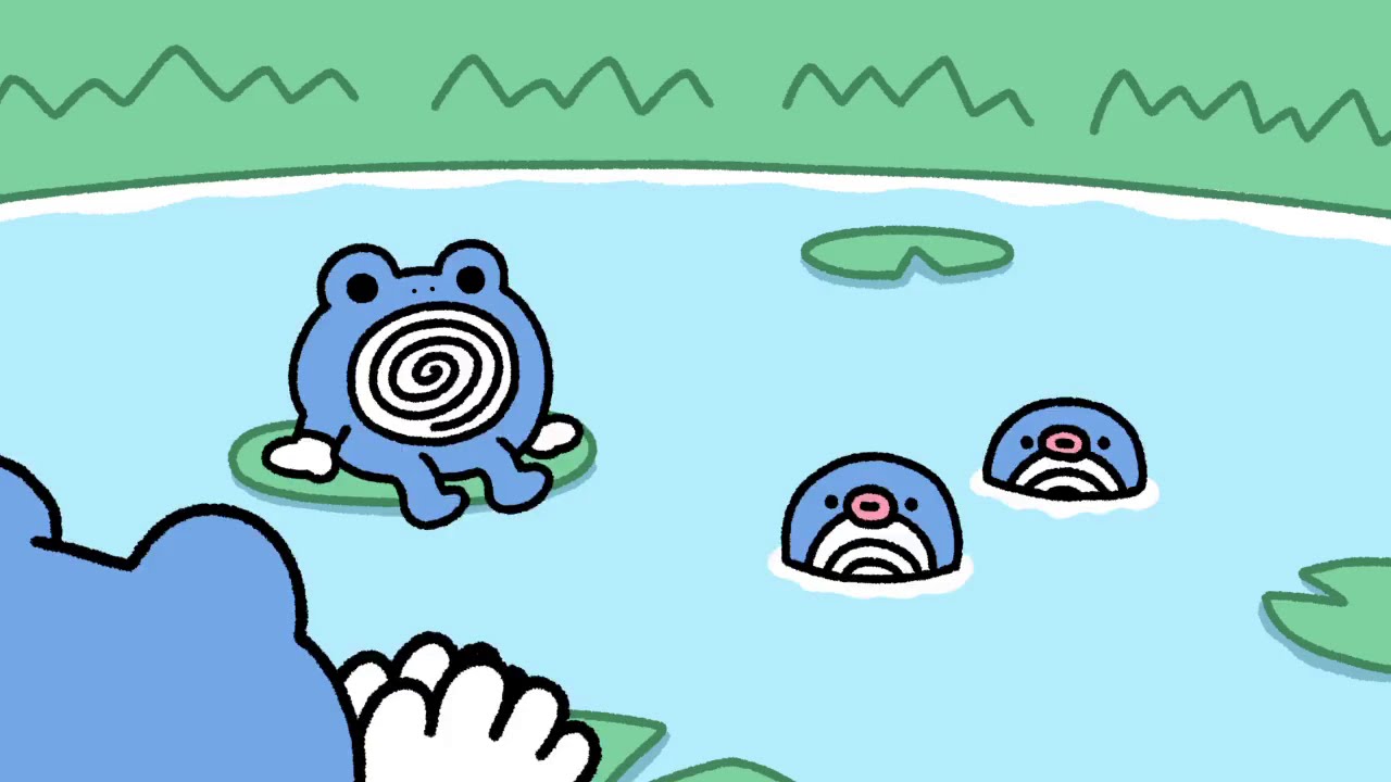 【ポケモンショートアニメ】ニョロモの歌レッスン