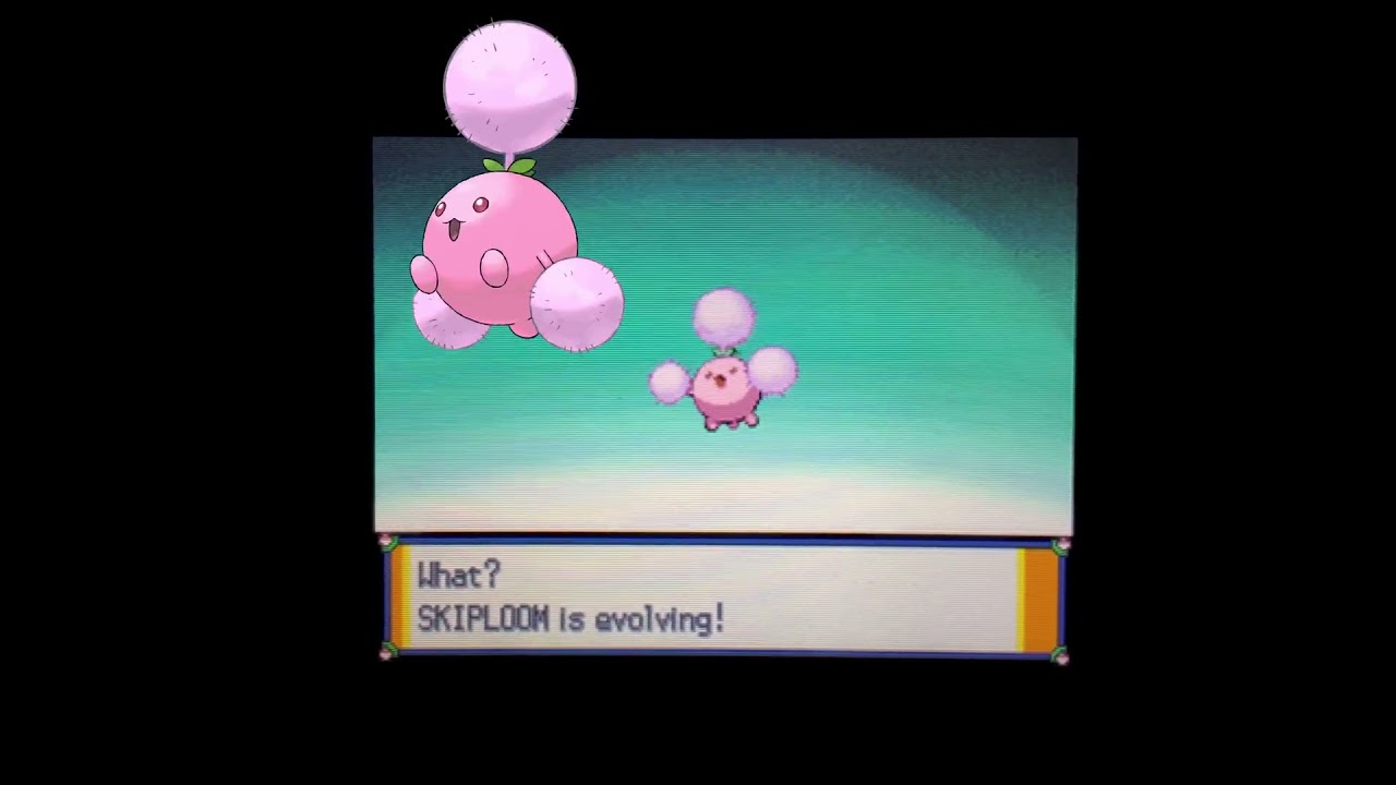 Shiny Jumpluff looks amazing in Heartgold Soulsilver epic evolution showcase!