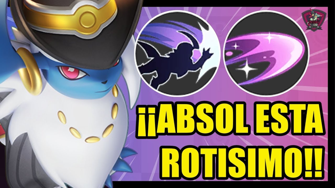 ABSOL ES DEMASIADO BUENO CON ESTA BUILD😍MEJORES OBJETOS Y MEDALLAS⭐BUILD ABSOL POKEMON UNITE