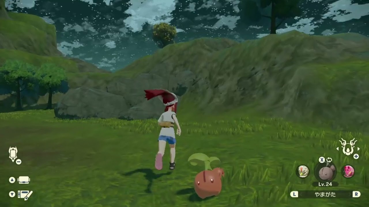 【ポケモンLA】色違いポケモン・チェリンボの 連れあるき