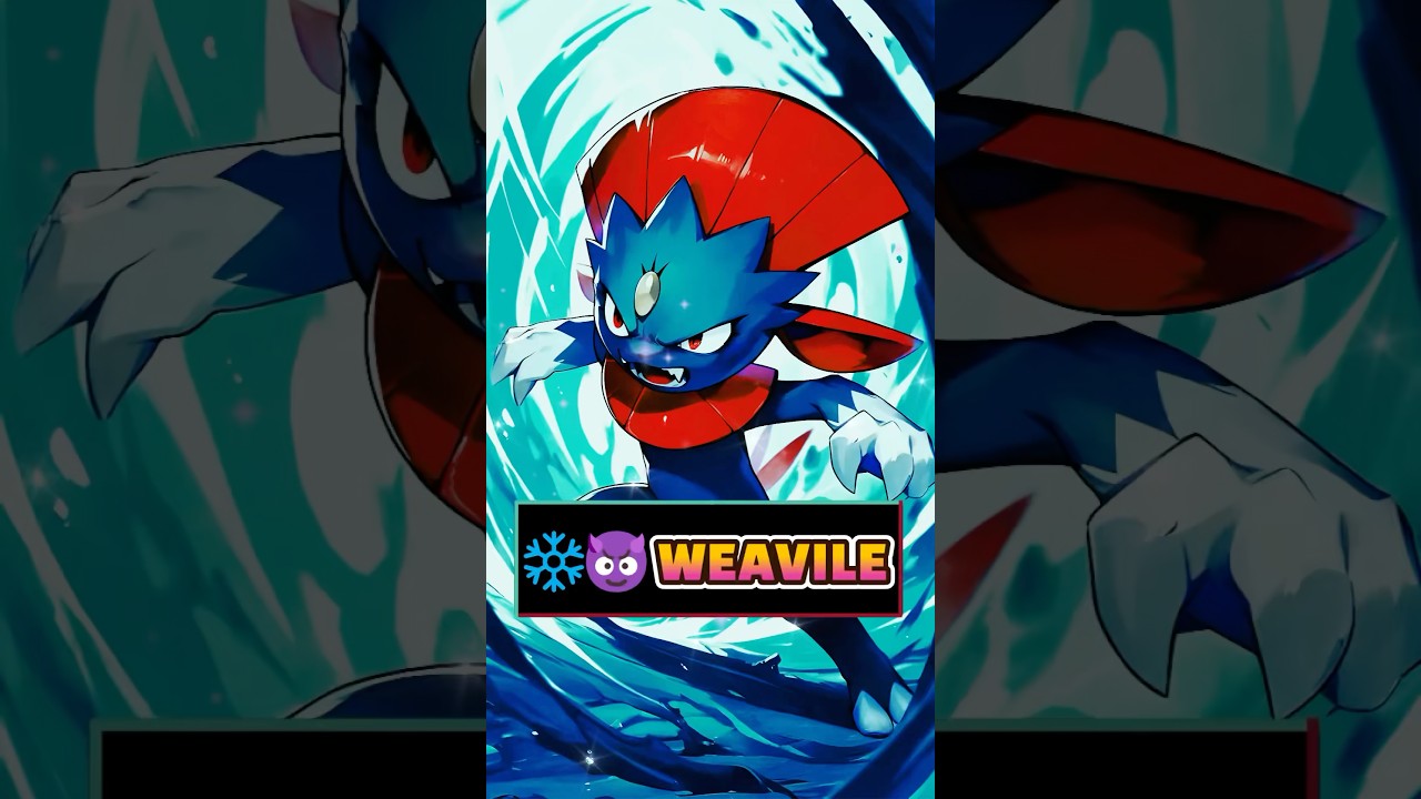 ❄️😈 Weavile: ¡juntos somos imbatibles!