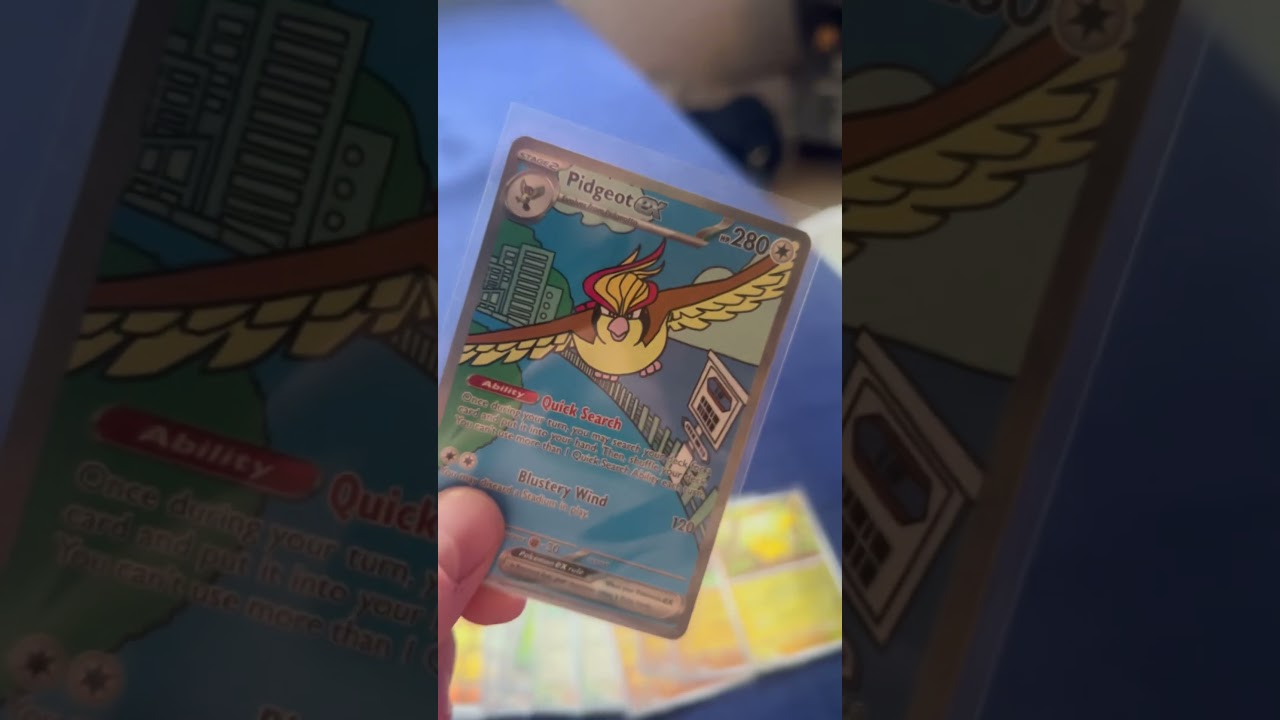 Pidgeot ex special art rare 🤩