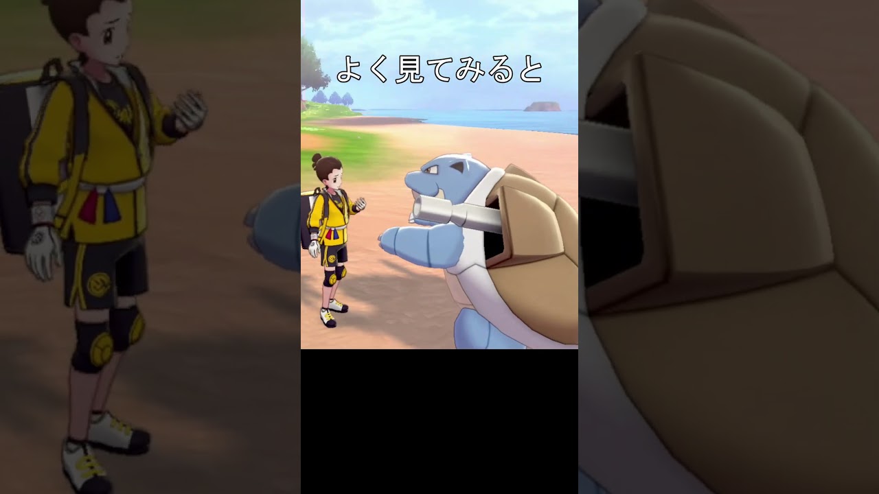 カメックス甲羅の傷　#ポケモン #ポケモン剣盾 #ポケモンsv #カメックス
