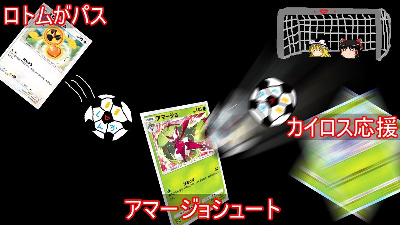 ロトムがパス！アマージョシュート！カイロス応援！【ポケポケ】【ゆっくり実況】【ポケモン】